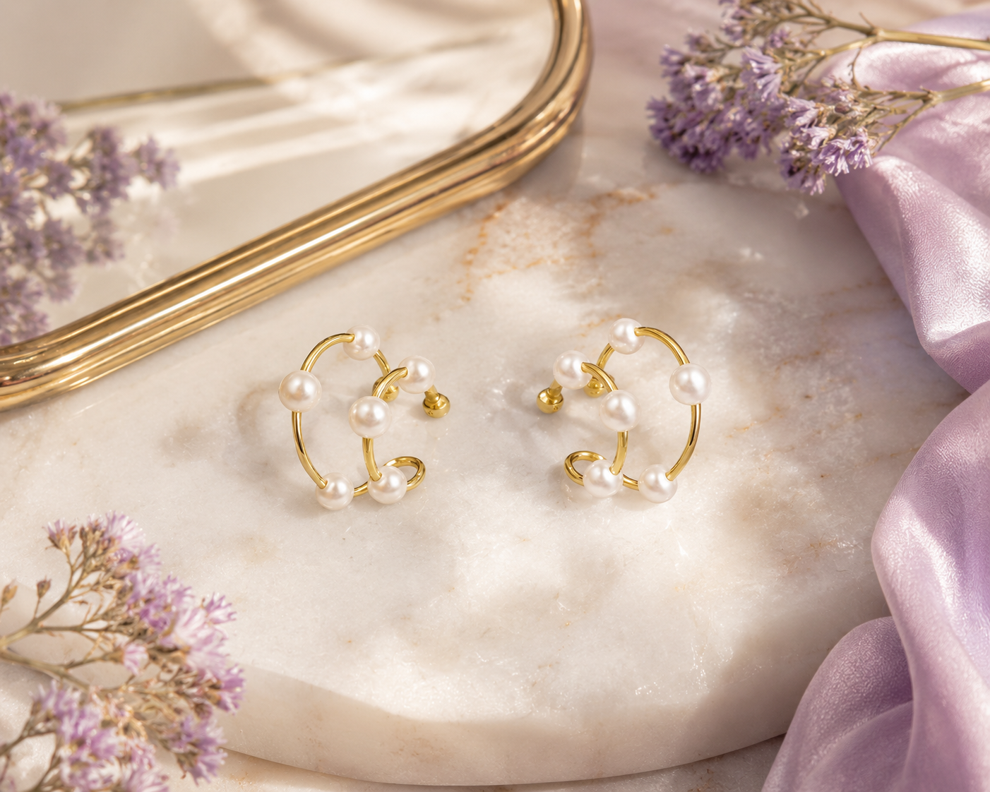 Ear Cuff coppia Perla