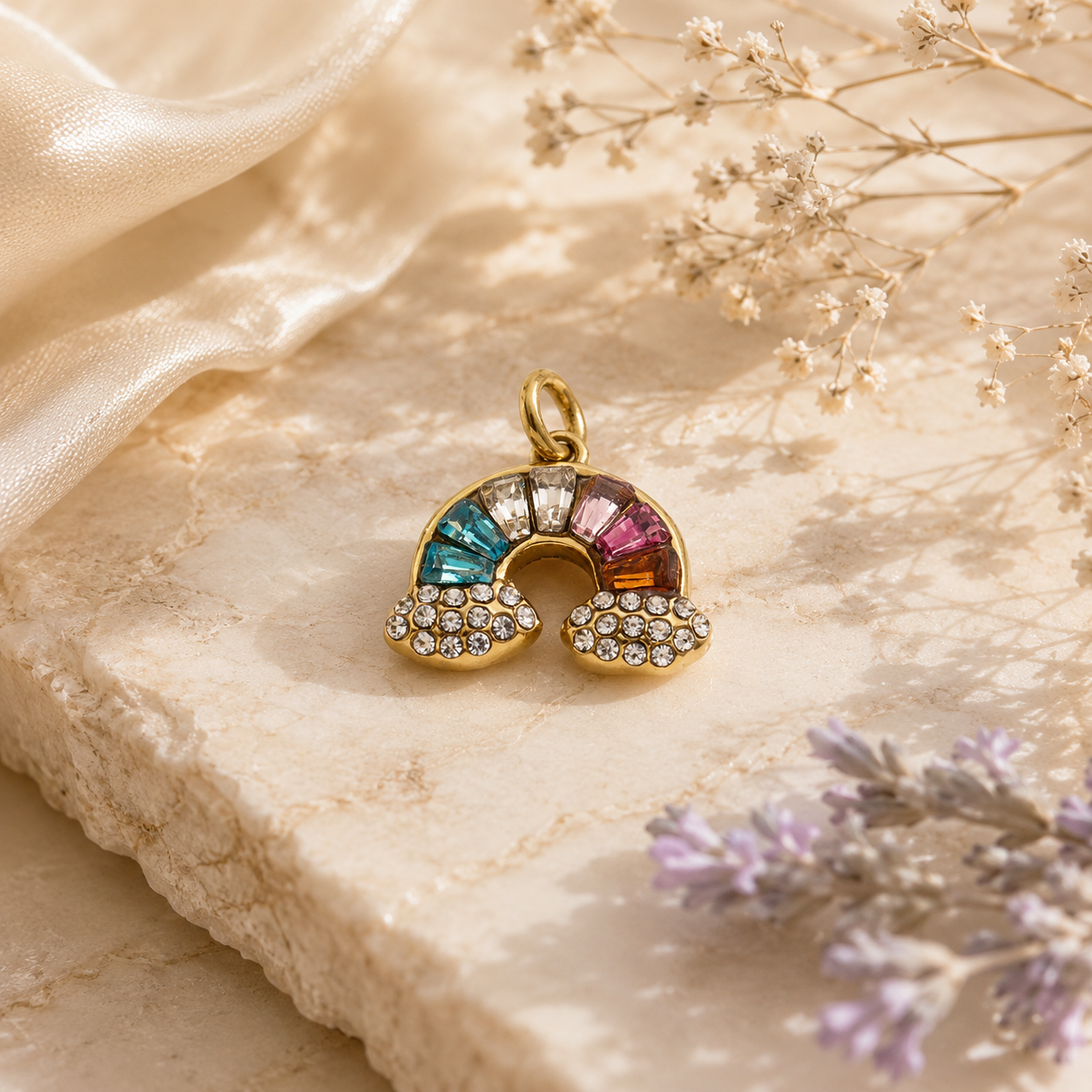 Charms Arcobaleno Zirconi
