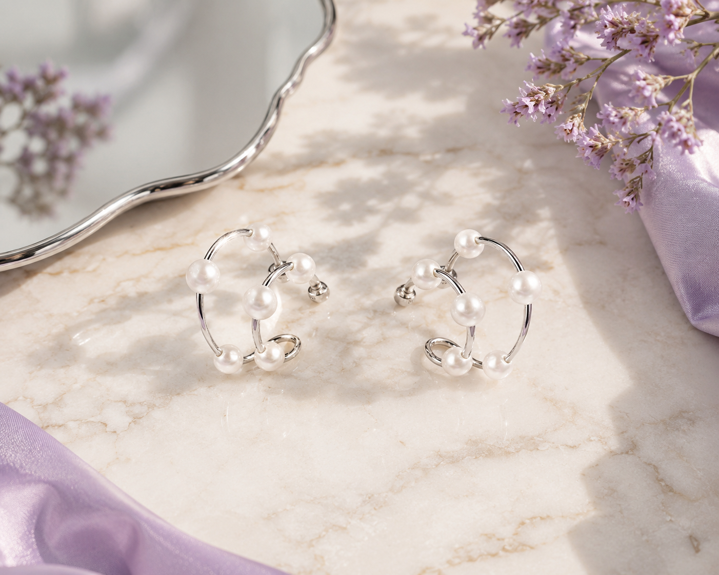 Ear Cuff coppia Perla