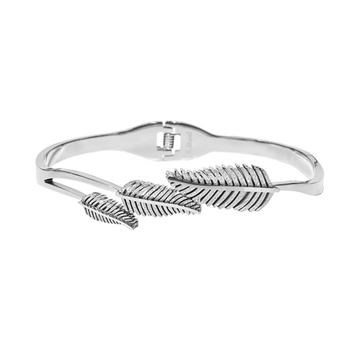 Bracciale rigido foglia